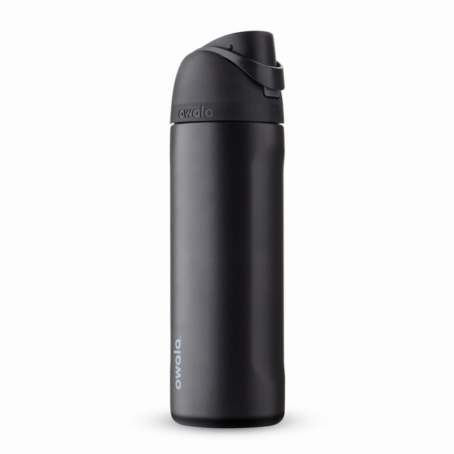 Owala 24oz FreeSip® Water Bottles Black | TARGOW683